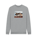 Light Heather Printed Sweater Front