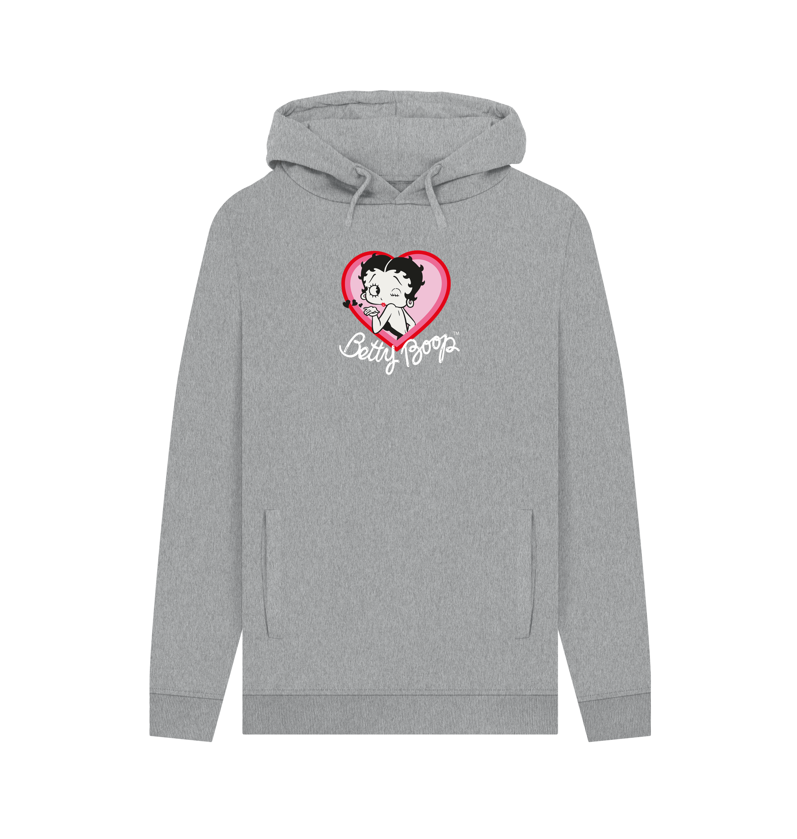 Light Heather Printed Hoody Front