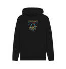 Black Printed Hoody Front
