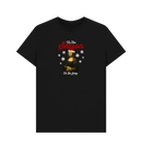 Black Printed T-shirt Front