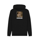 Black Printed Hoody Front