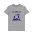 Athletic Grey Printed T-shirt Front