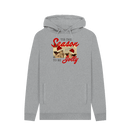 Light Heather Printed Hoody Front