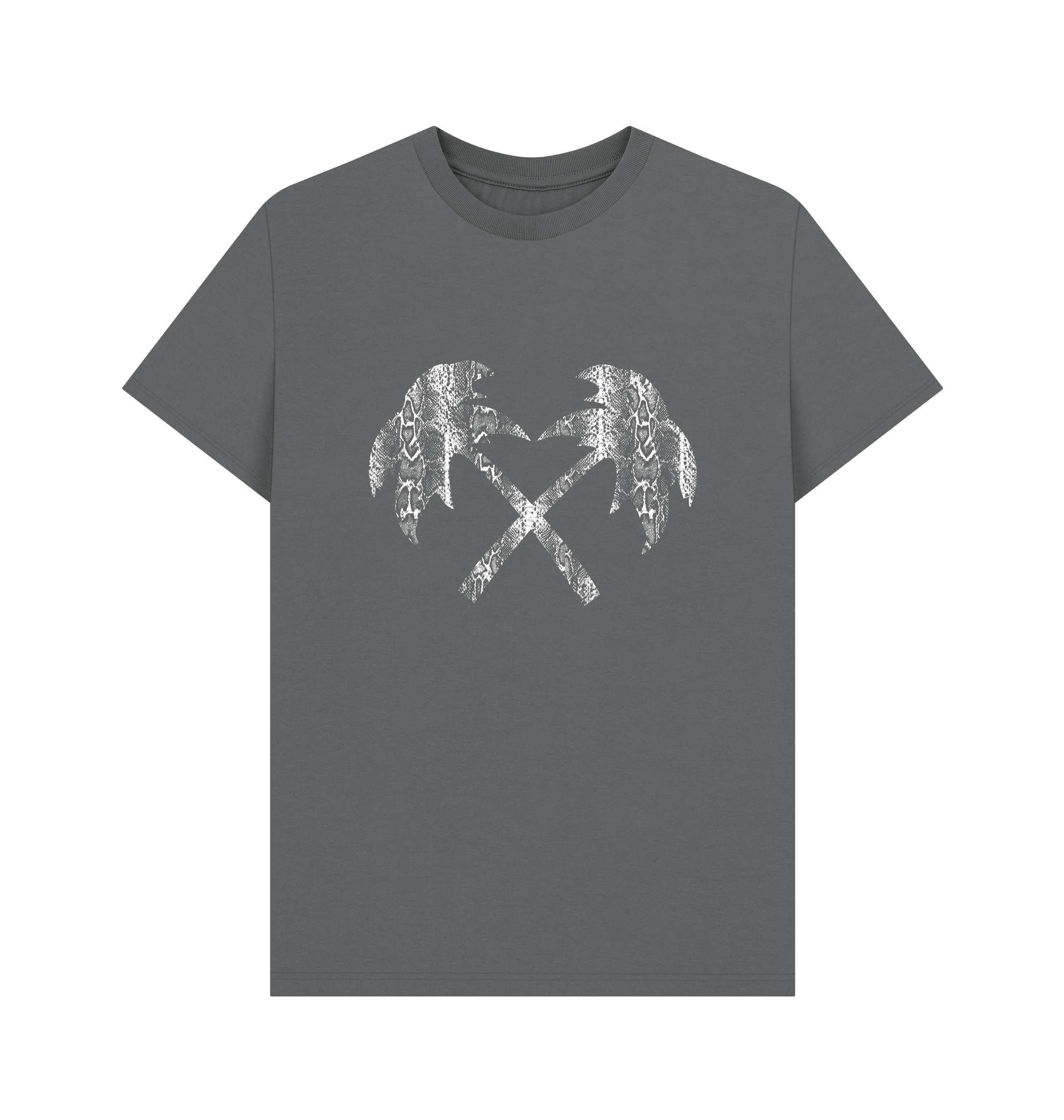 Slate Grey Printed T-shirt Front