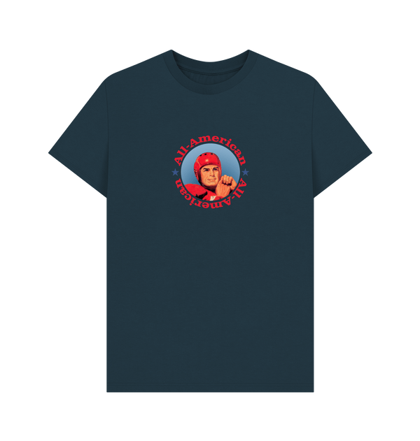 Denim Blue Printed T-shirt Front