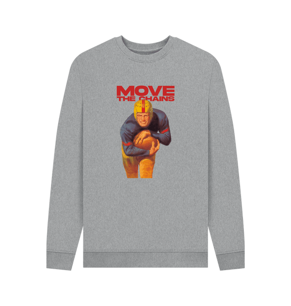 Light Heather Printed Sweater Front