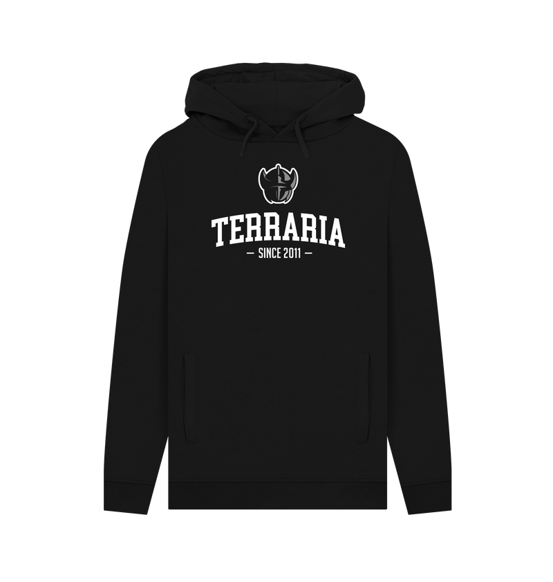 Black Printed Hoody Front