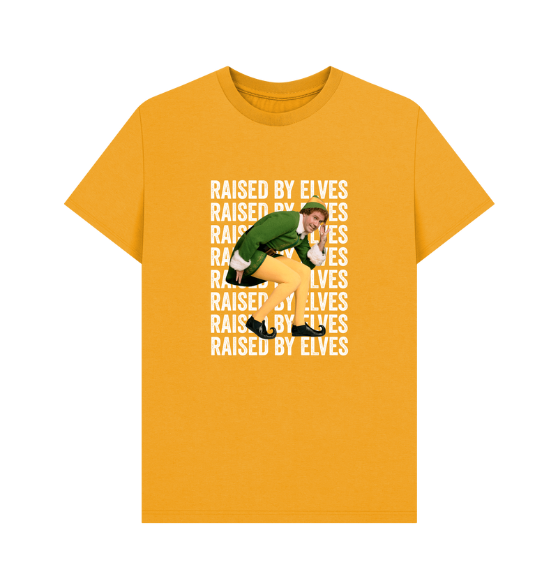 Mustard Printed T-shirt Front