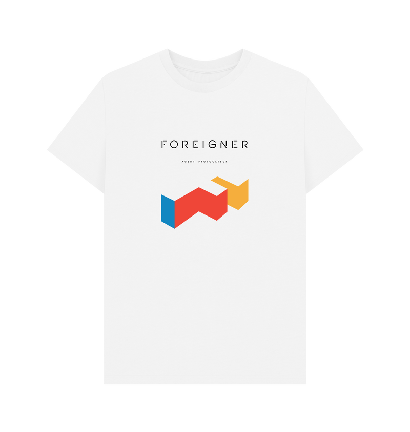 White Printed T-shirt Front