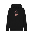 Black Printed Hoody Front