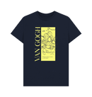 Navy Blue Printed T-shirt Front