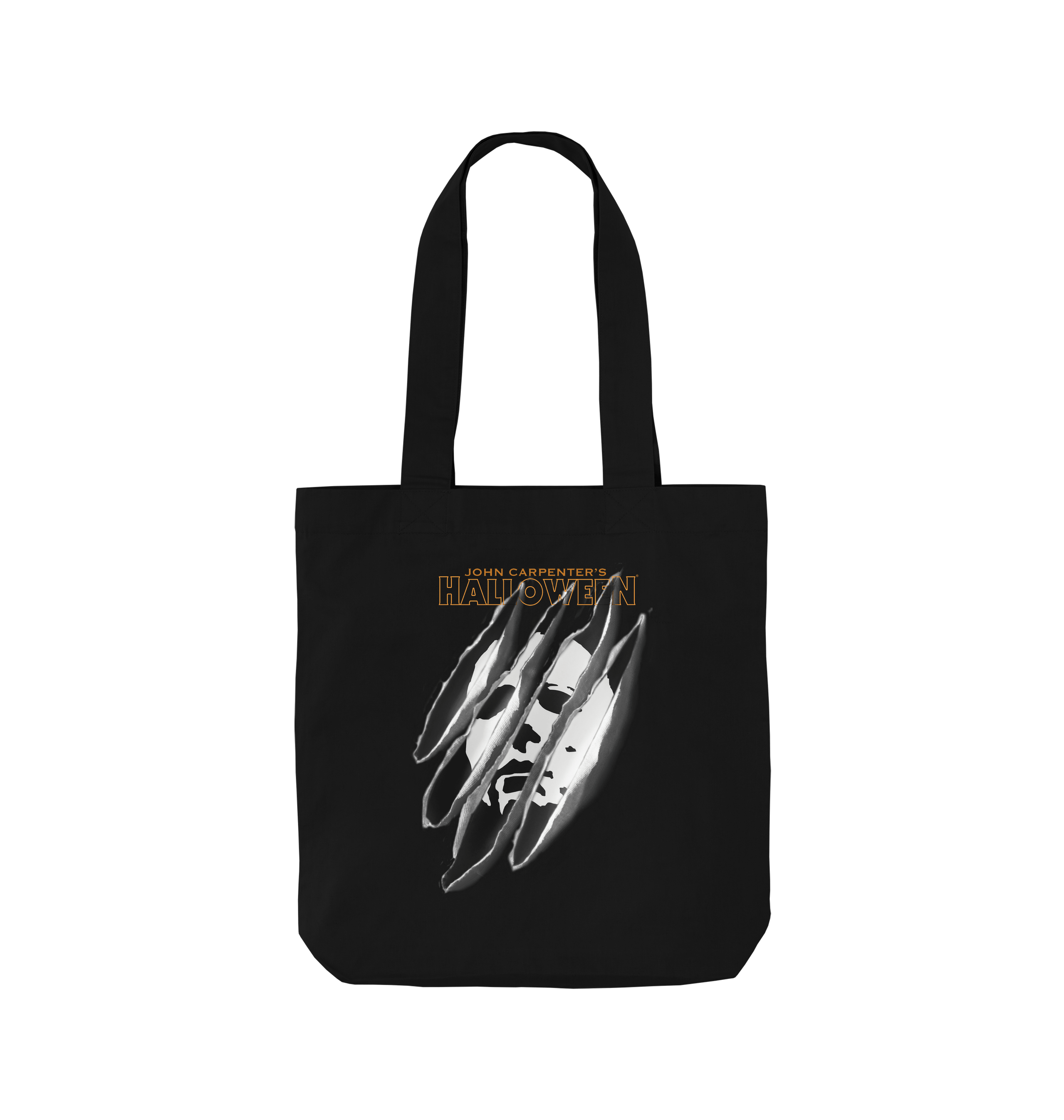 Black Printed Bag Front
