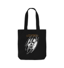 Black Printed Bag Front