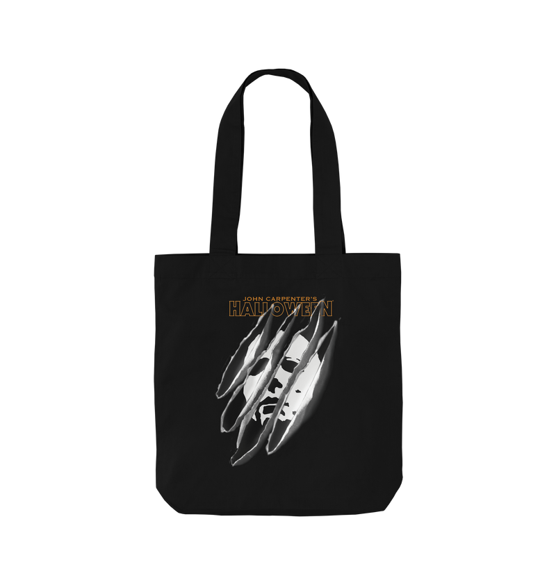 Black Printed Bag Front