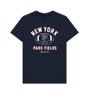 Navy Blue Printed T-shirt Front