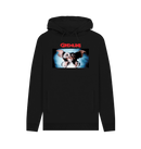 Black Printed Hoody Front