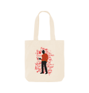 Natural Printed Bag Front