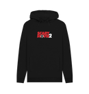 Black Printed Hoody Front