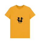 Mustard Printed T-shirt Front