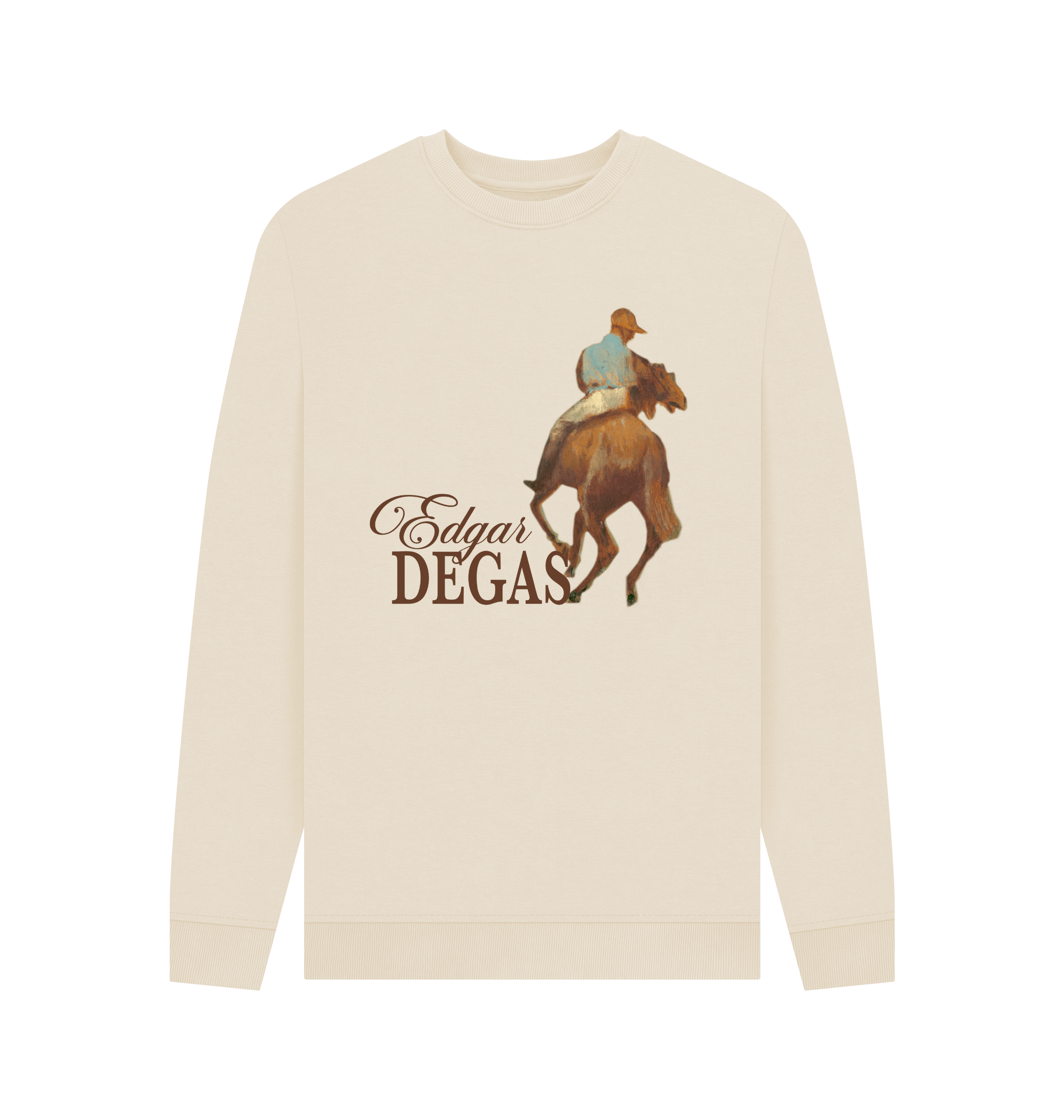 Oat Printed Sweater Front