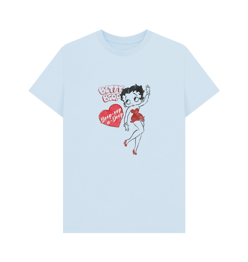 Sky Blue Printed T-shirt Front