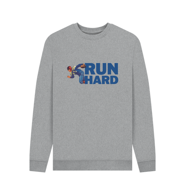 Light Heather Printed Sweater Front