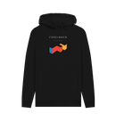 Black Printed Hoody Front