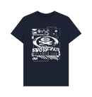 Navy Blue Printed T-shirt Front