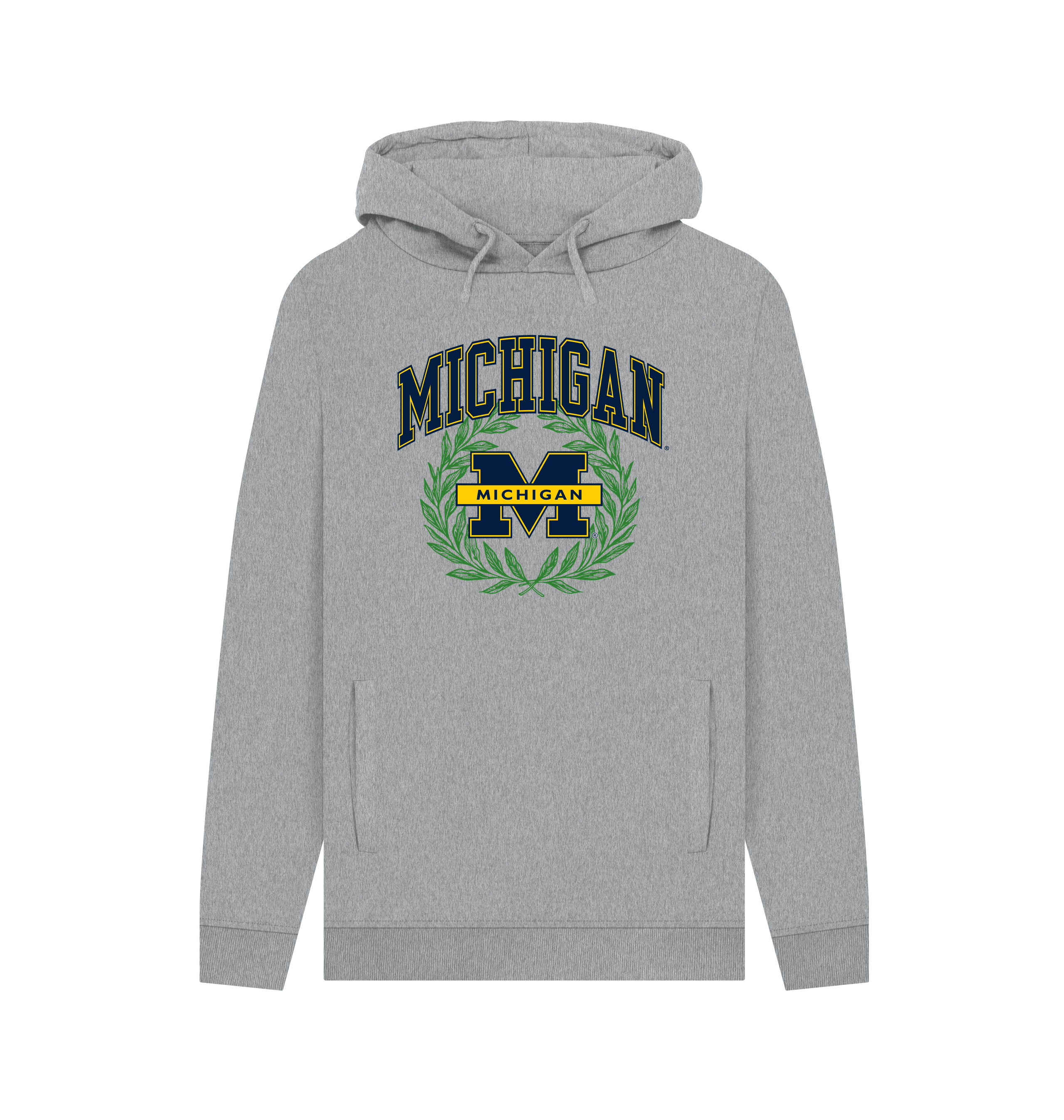 Light Heather Printed Hoody Front