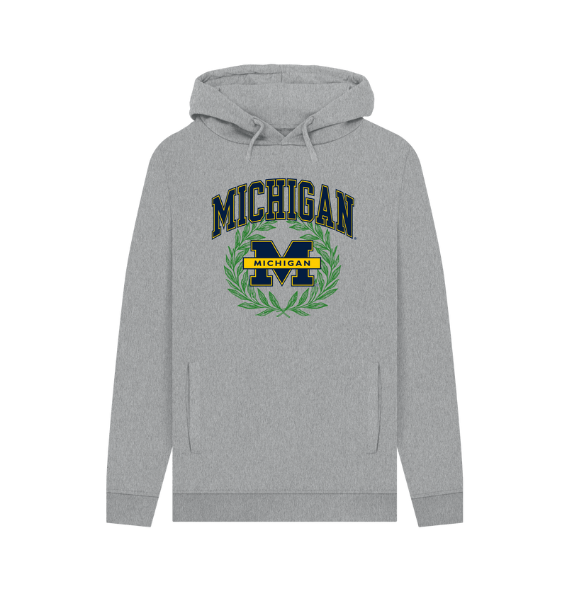 Light Heather Printed Hoody Front