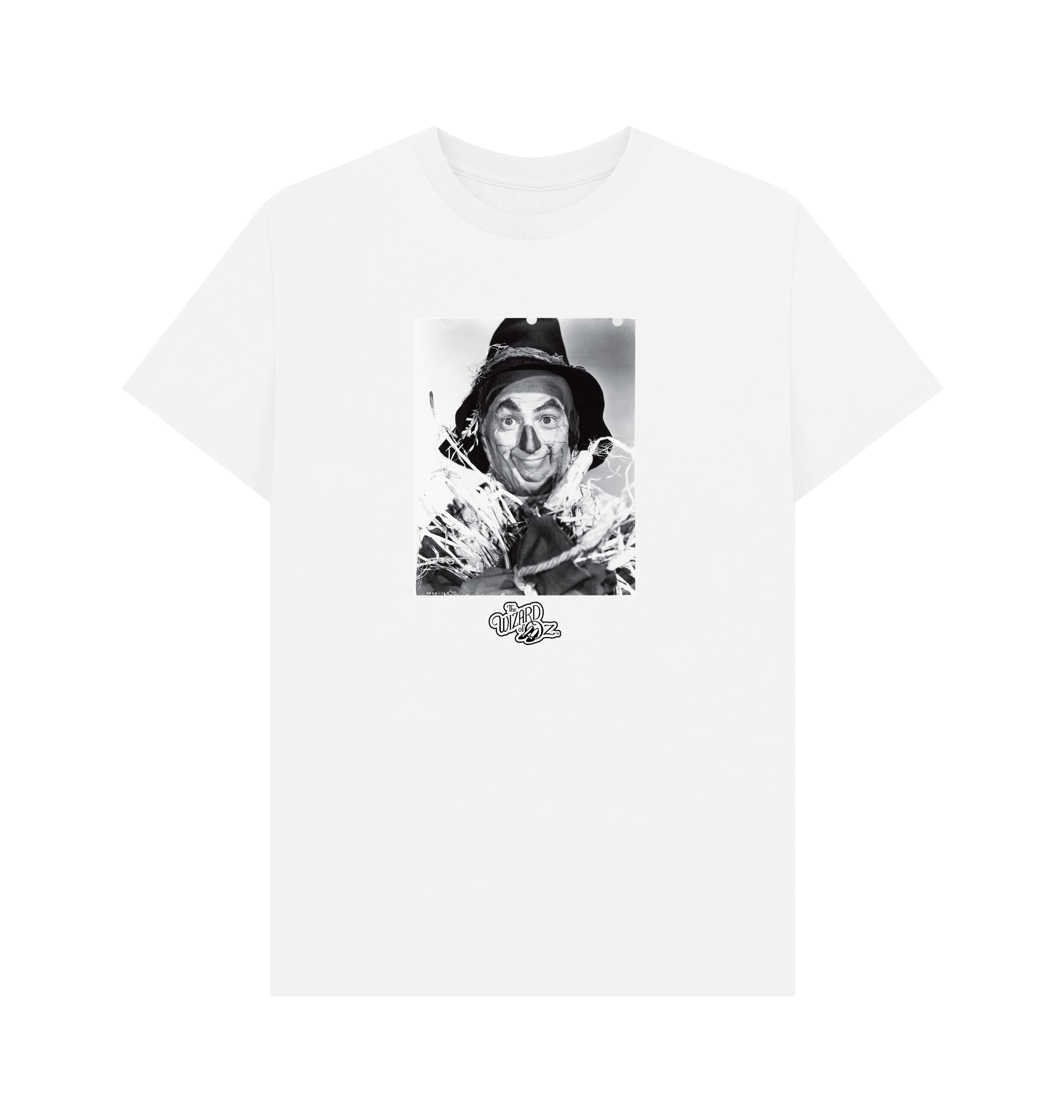 White Printed T-shirt Front