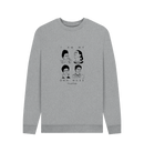 Light Heather Printed Sweater Front