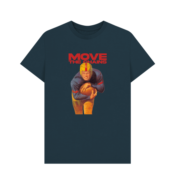 Denim Blue Printed T-shirt Front