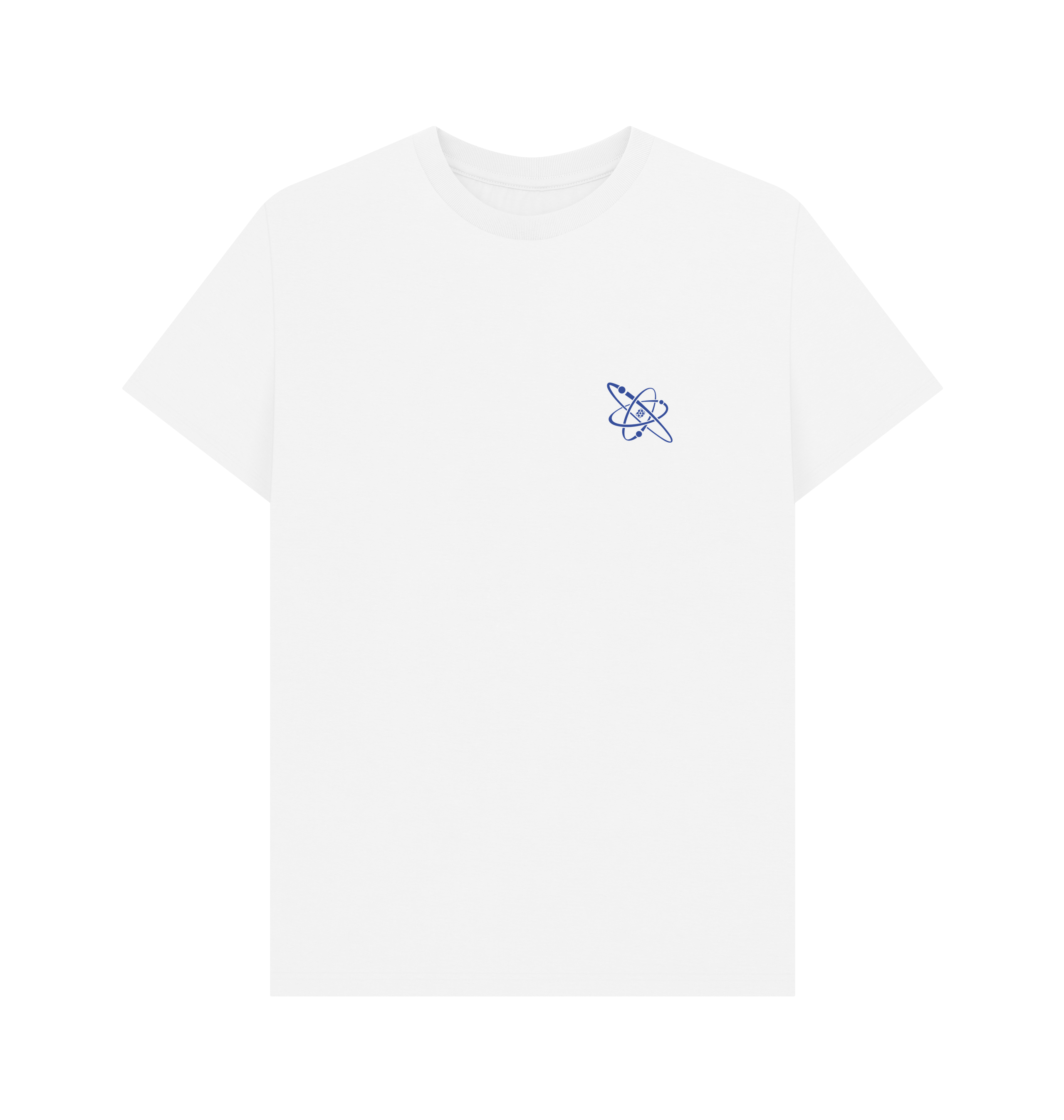 White Printed T-shirt Front