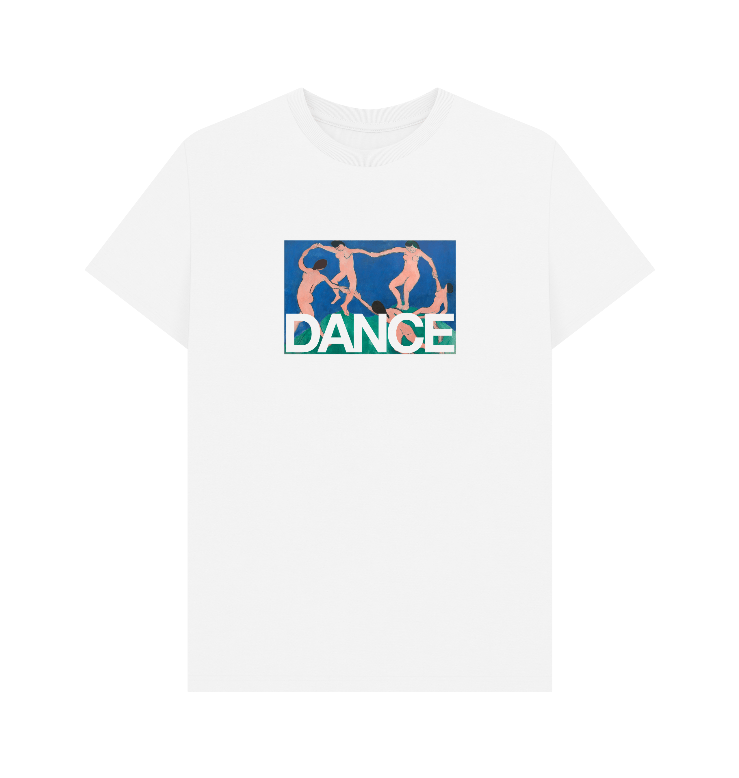 White Printed T-shirt Front