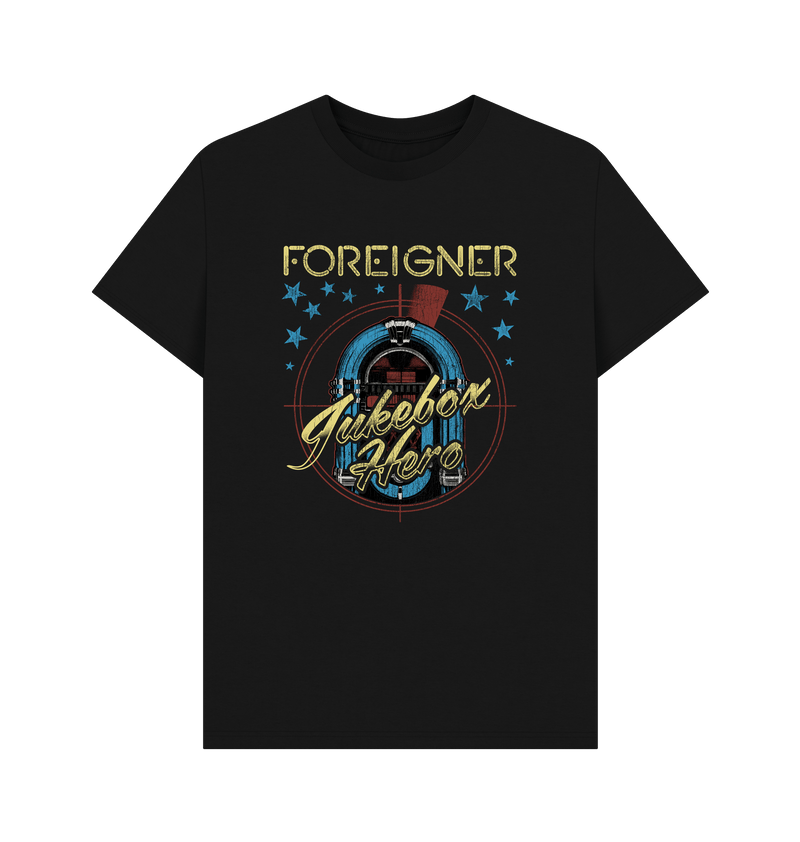 Black Printed T-shirt Front