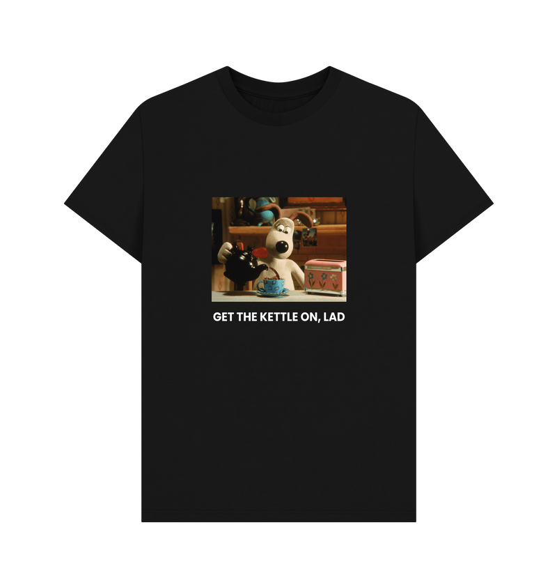Black Printed T-shirt Front