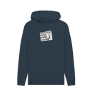 Navy Printed Hoody Front