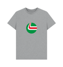 Athletic Grey Printed T-shirt Front