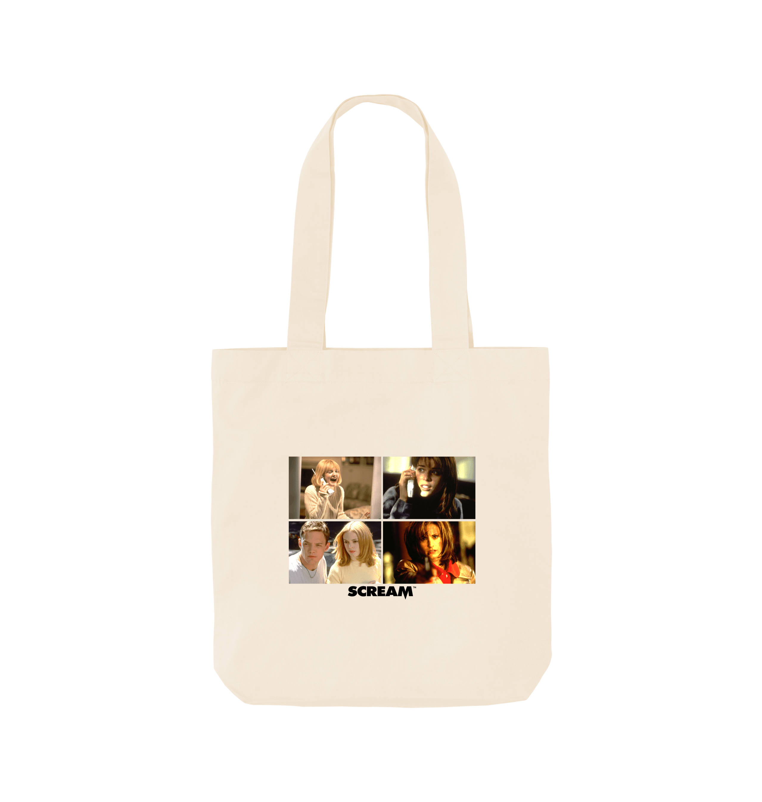 Natural Printed Bag Front