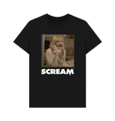 Black Printed T-shirt Front