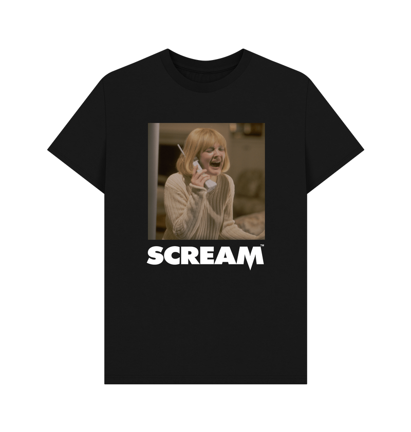 Black Printed T-shirt Front