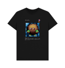 Black Printed T-shirt Front