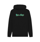 Black Printed Hoody Front