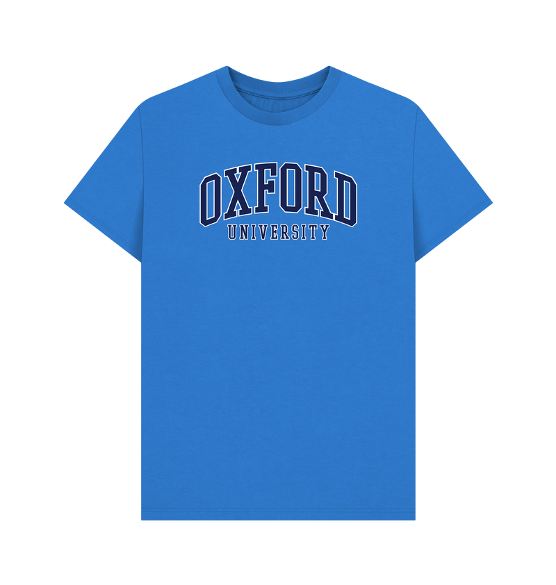 Bright Blue Printed T-shirt Front
