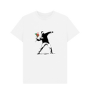 White Printed T-shirt Front