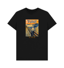 Black Printed T-shirt Front