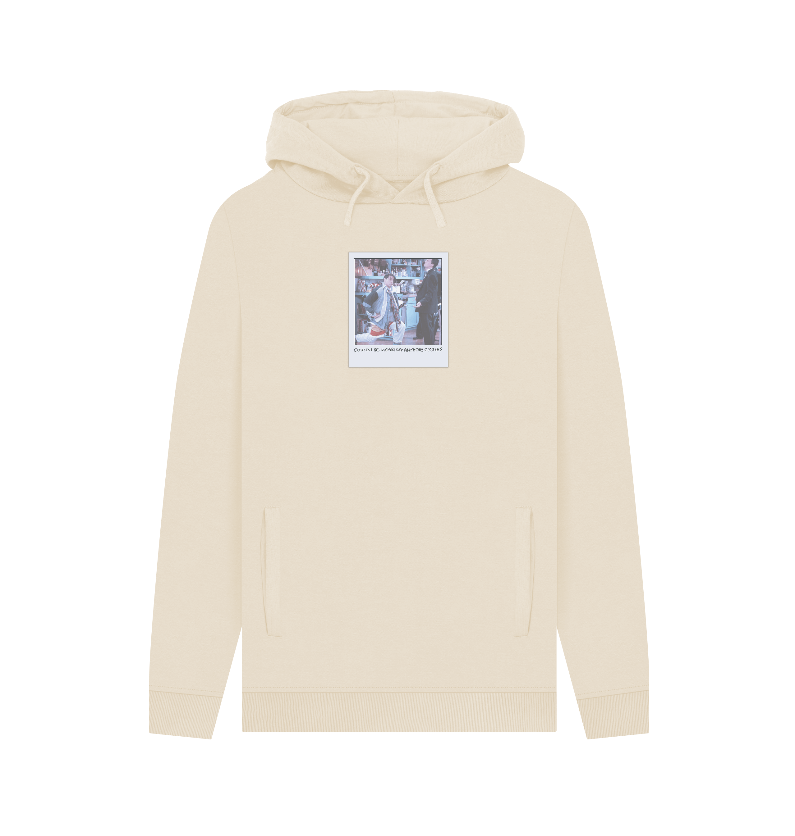 Oat Printed Hoody Front