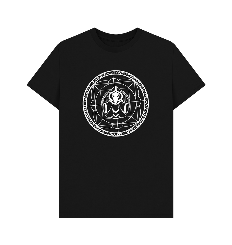 Black Printed T-shirt Front