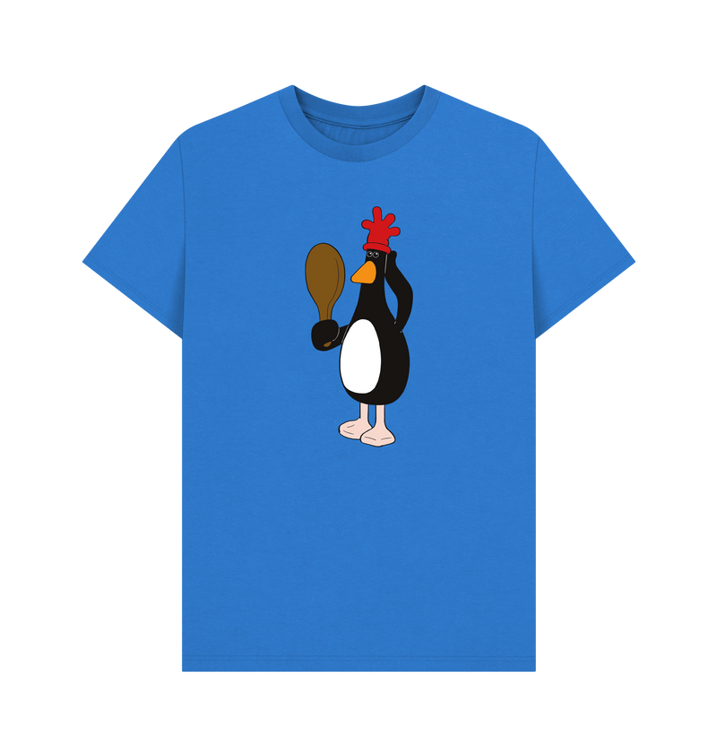 Bright Blue Printed T-shirt Front